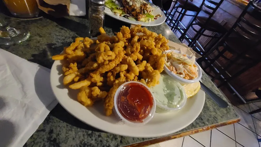 Fried Clam Strips Coleslaw